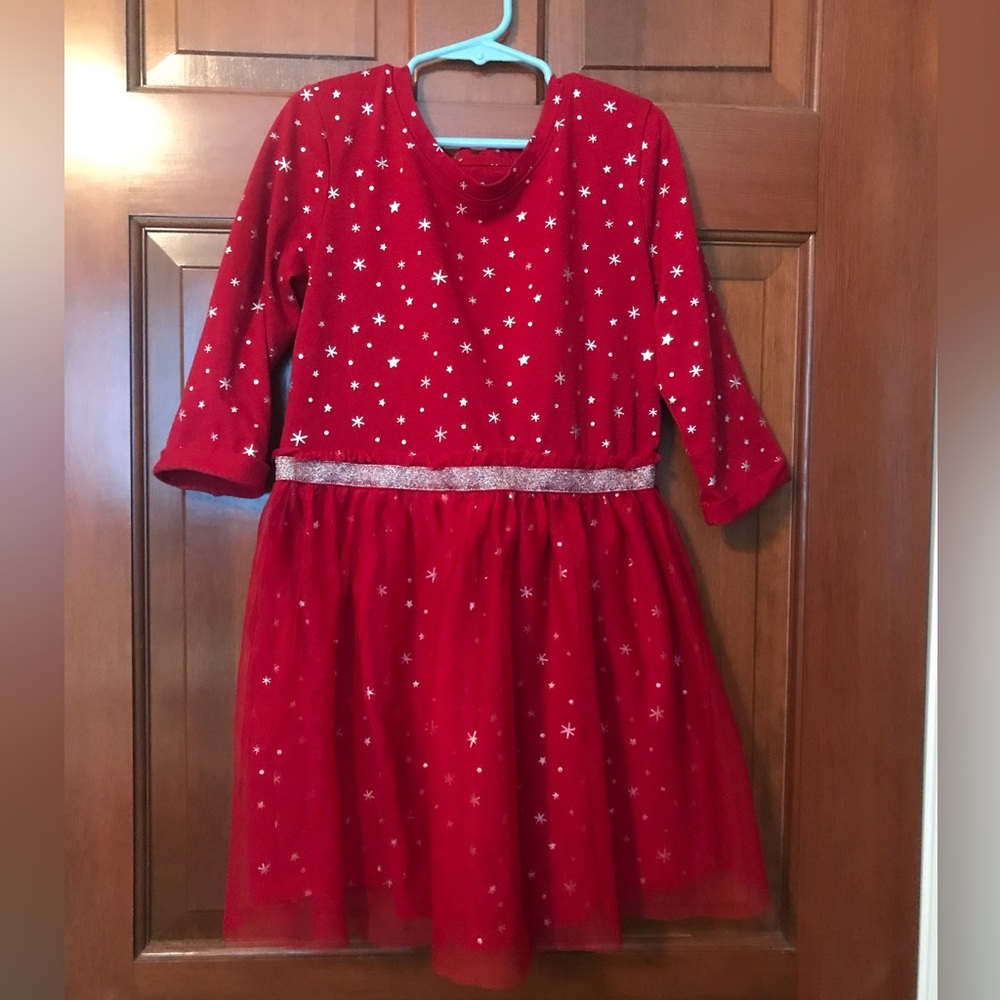 Girls snowflake dress